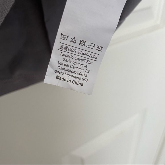 BNWT Roberto Cavalli Men's Graphic Gray Serpent Logo T-Shirt  L - Picture 8 of 8